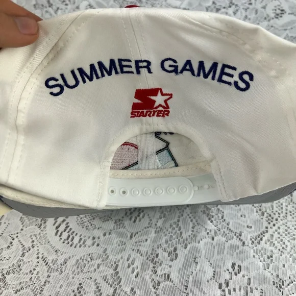 Vintage 1996 Olympics Atlanta STARTER World Flags Snapback Hat NWT Retro - Picture 5 of 8